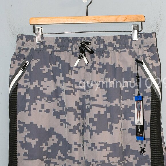 Spyder Active Men’s Woven Short gray - Picture 3 of 9